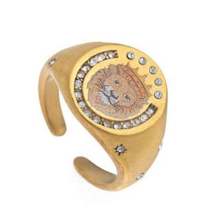 Elegant Gold tiger Ring M522